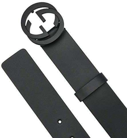 Thắt Lưng GUCCI Men's SELLERIA Leather Belt NERO 368186-BGH0V-1000 - Ảnh 4