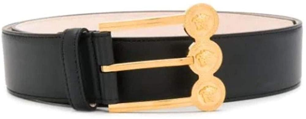 Thắt Lưng Versace Women's Black Leather Belt DCDH128DV3TK41OT