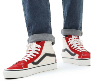 Giay Vans Sk8-Hi 38 DX 'Anaheim Factory White Red' VN0A38GF4UK