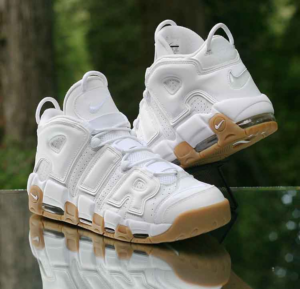 Alternative view of Giày Nike Air More Uptempo 'White Gum' 414962-103