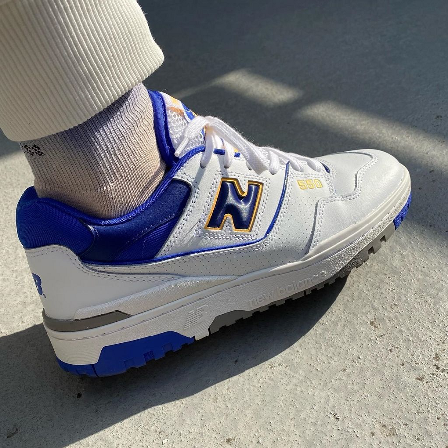 Giày New Balance 550 Lakers 'White Infinity Blue' BB550WTN - Ảnh 2