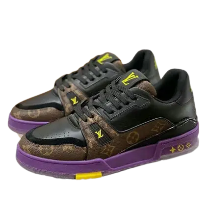 Alternative view of Giày Louis Vuitton 21FW Monogram Street Style Leather Logo Sneakers 1A8WJ6