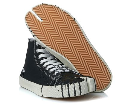 Giày Maison Margiela Vandal Tabi Canvas High 'Black Spill' S57WS0348-P2347-T8013 - Ảnh 4