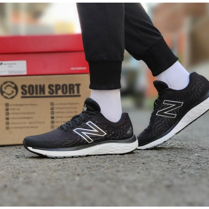 Giày New Balance Fresh Foam 680v7 'Black' M680LB7 - Ảnh 4
