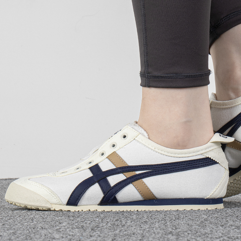 Giày Onitsuka Tiger Mexico 66 Slip-On 'Beige Black' 1183A360-116 - Ảnh 2