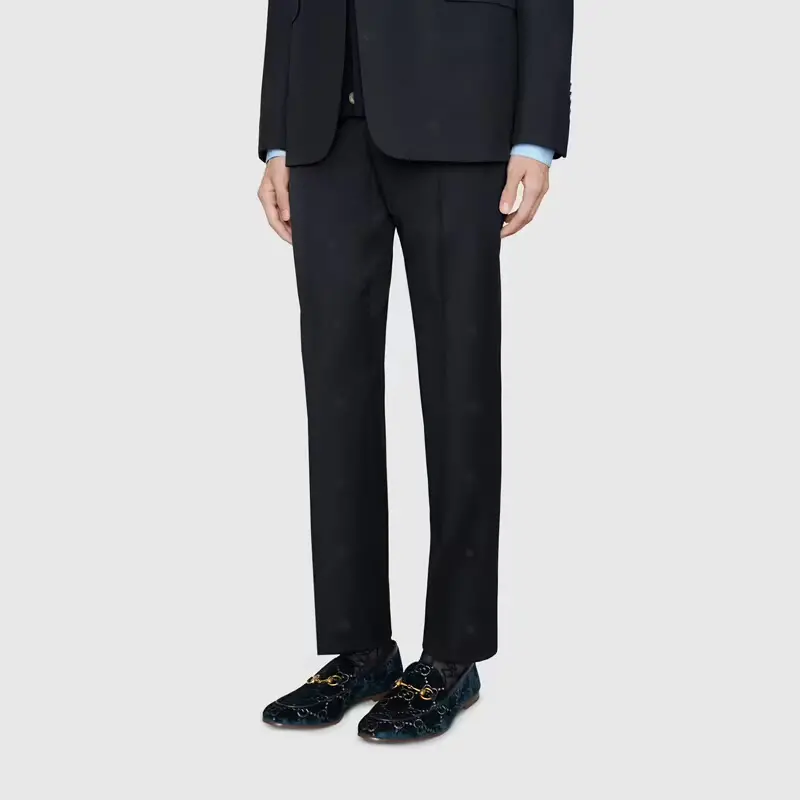 Alternative view of Giày Gucci Men's Gucci Jordaan GG Velvet Loafer 430088-9TI90-4286