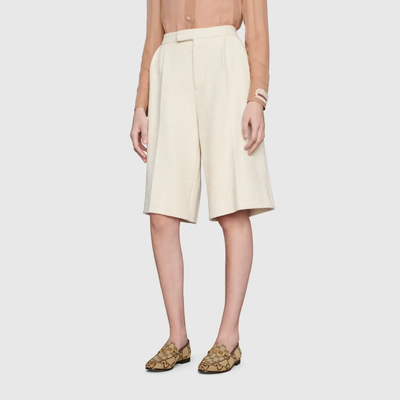 Giay Gucci Maxi GG Jordaan Loafer 'Camel' 431467-UKO60-2588