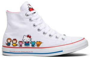 Giay Converse Hello Kitty x Chuck Taylor All Star Canvas Hi 'White' 162944C