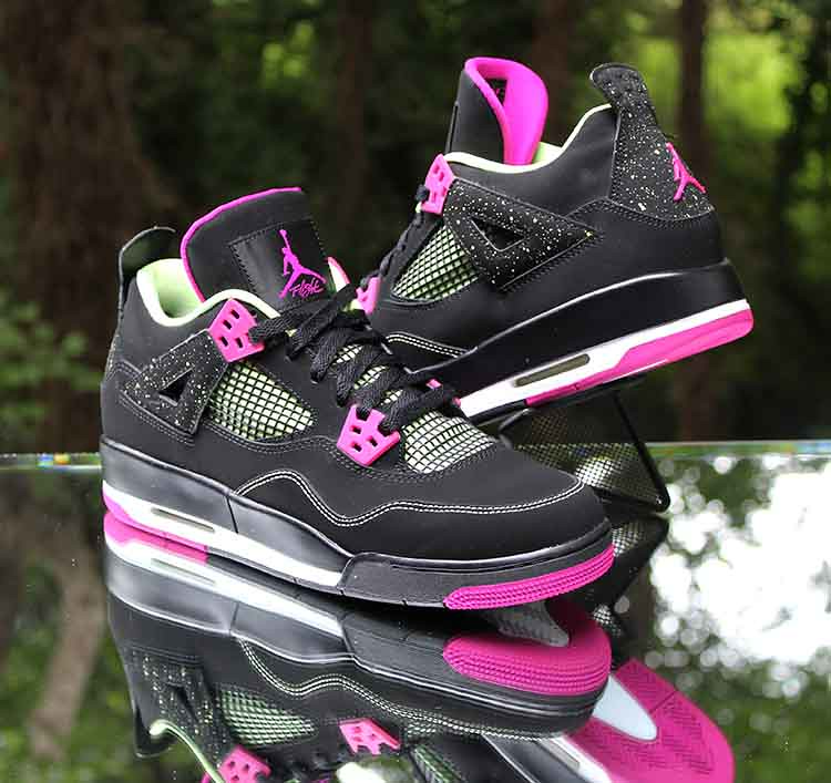 Giày Nike Air Jordan 4 Retro 30th GG 'Fuchsia' 705344-027 - Ảnh 4