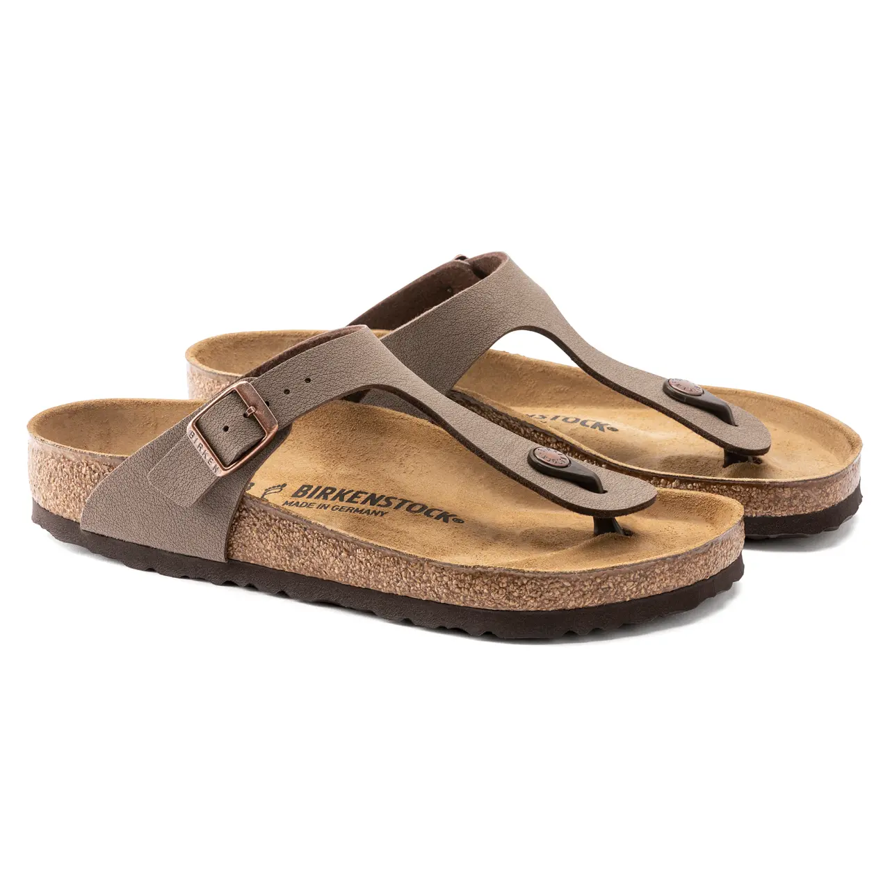 Dep Birkenstock Gizeh Birkibuc 'Mocha' 43751