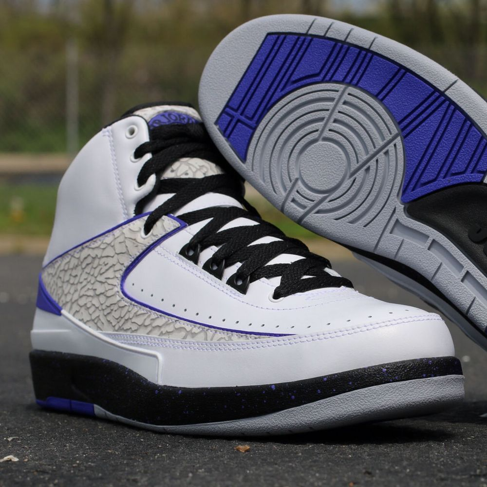 Giày Nike Air Jordan 2 Retro 'Concord' 385475-153 - Ảnh 4