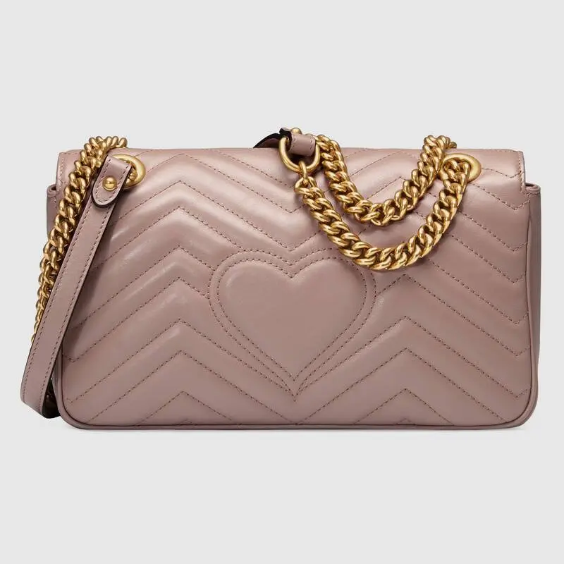 Alternative view of Túi Gucci GG Marmont Matelassé 'Dusty Pink' 443497 DTDIT 5729