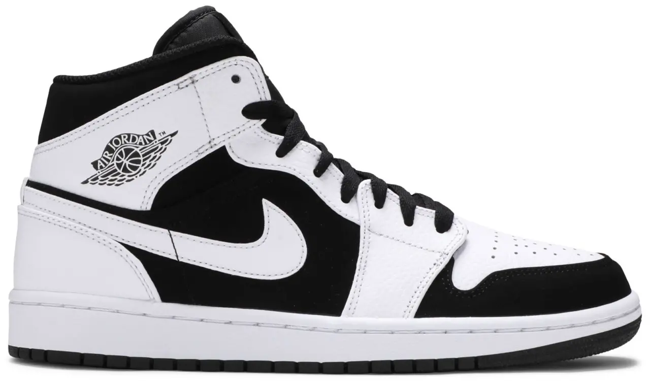 Giày Nike Air Jordan 1 Retro Mid 'Tuxedo' 554724-113