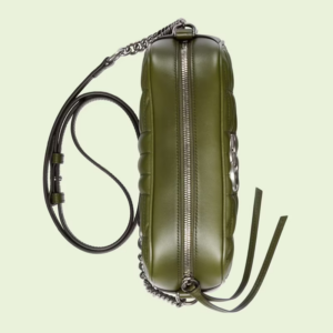 Tui Gucci GG Marmont Small Shoulder Bag 'Green' 447632-UM8BF-3352