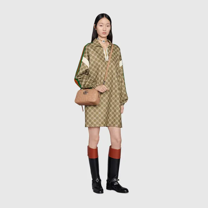 Alternative view of Túi Gucci GG Marmont Small Shoulder Rose Beige Leather 447632-UM8BN-2754
