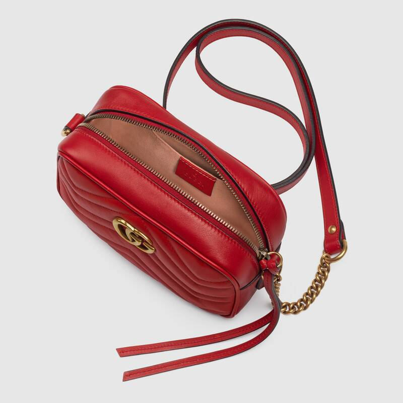 Túi Gucci GG Marmont Matelassé Mini Bag 448065 DTD1T 6433 - Ảnh 4