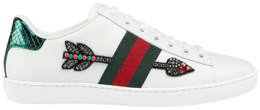 Giày Gucci Wmns Ace Embroidered 'Arrow' 454551 02JP0 9064