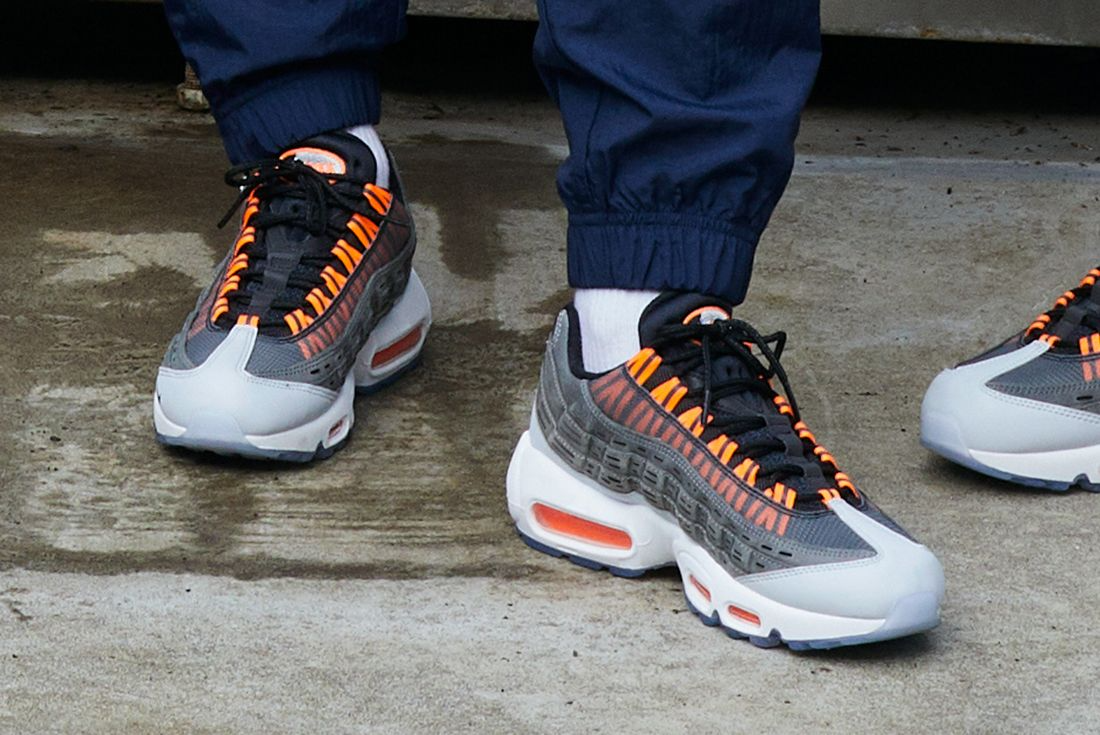 Giày Nike Kim Jones x Air Max 95 'Total Orange' DD1871-001 - Ảnh 5