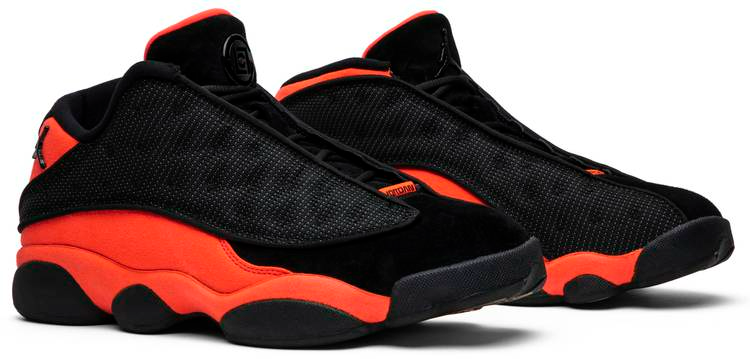 Giày Nike CLOT x Air Jordan 13 Retro Low 'Infra-Bred' AT3102-006 - Ảnh 2
