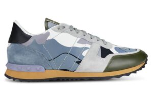 Giày Valentino Men's Grey Olive Rockrunner Sneakers WY2S0723TCC57H