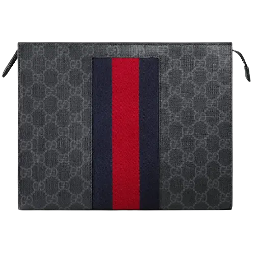 Túi Gucci GG Black Pouch GG Supreme 475316 KHN4C 1095