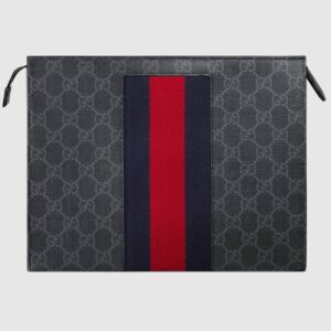 Alternative view of Túi Gucci GG Black Pouch GG Supreme 475316 KHN4C 1095