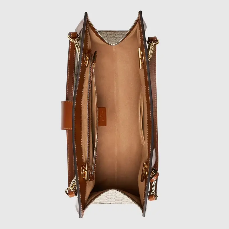 Alternative view of Túi Gucci Padlock Medium GG Shoulder GG Supreme Canvas Beige ‎479197-KHNKG-8534