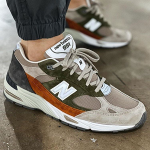 Alternative view of Giày New Balance 991 Made In England 'Nu Block Tan' M991NGO