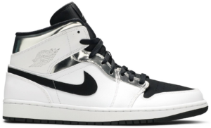 Giày Nike Air Jordan 1 Mid 'White Silver' 554724-121
