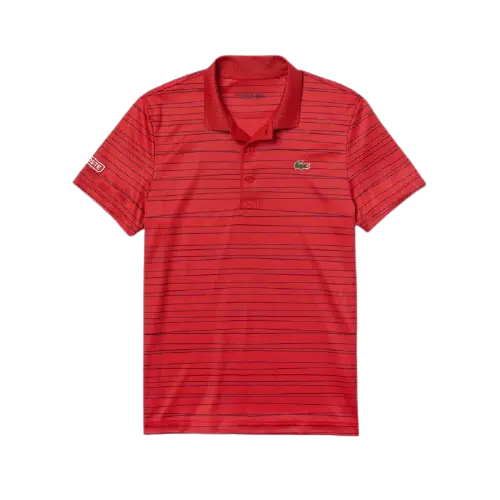 Áo Lacoste Polo Tennis Pique Red Navy 457 DH8481-00-457