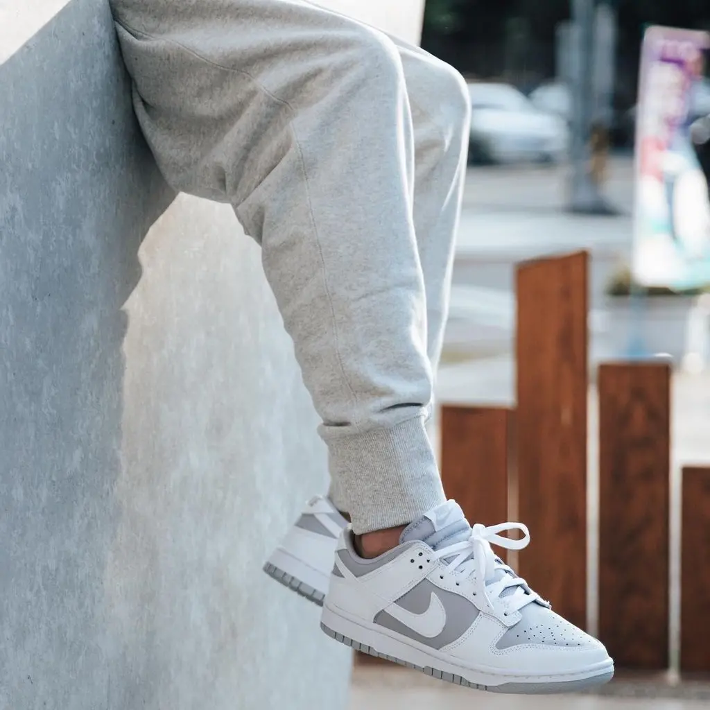 Alternative view of Giày Nike Dunk Low 'Grey White' DJ6188-003