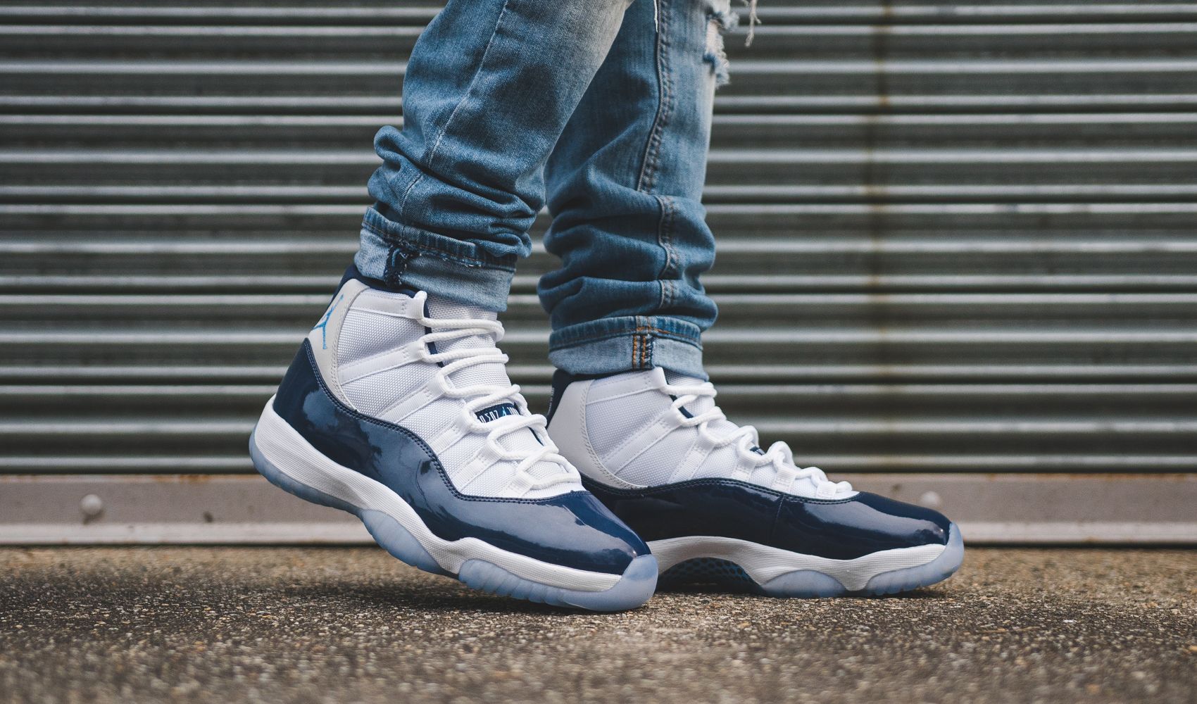 Giày Nike Air Jordan 11 Retro Low 'Navy Snakeskin' 2019 CD6846-102 - Ảnh 5