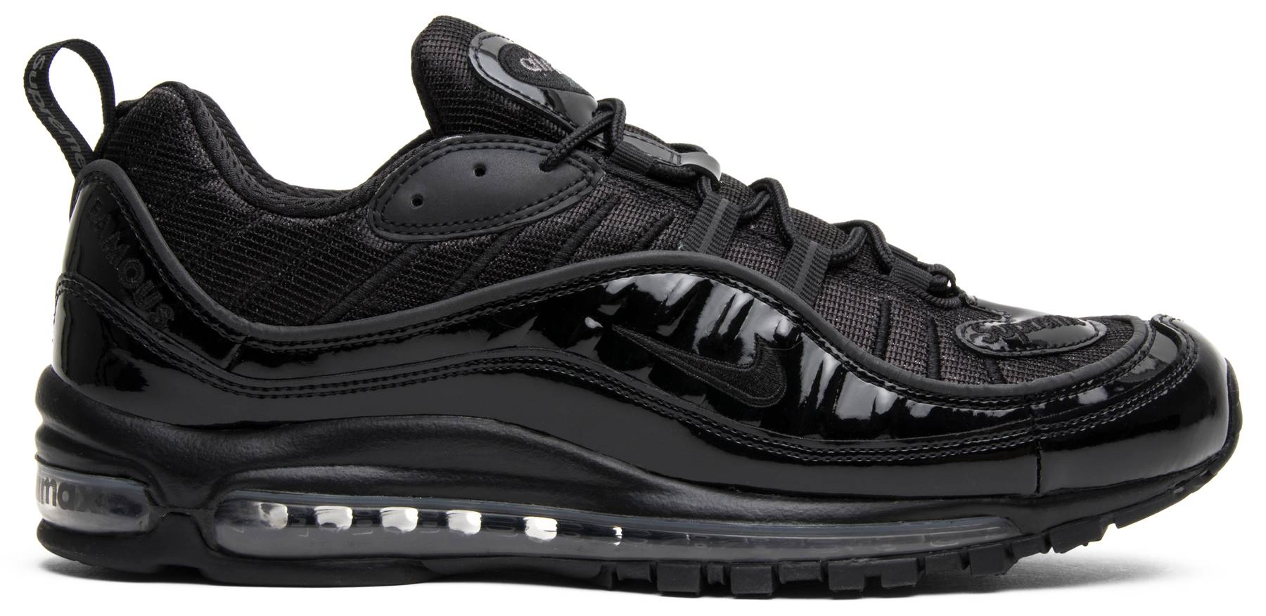 Giày Nike Supreme x Air Max 98 'Black' 844694-001