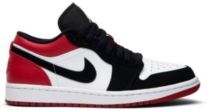 Giày Nike Air Jordan 1 Low 'Black Toe' 553558-116