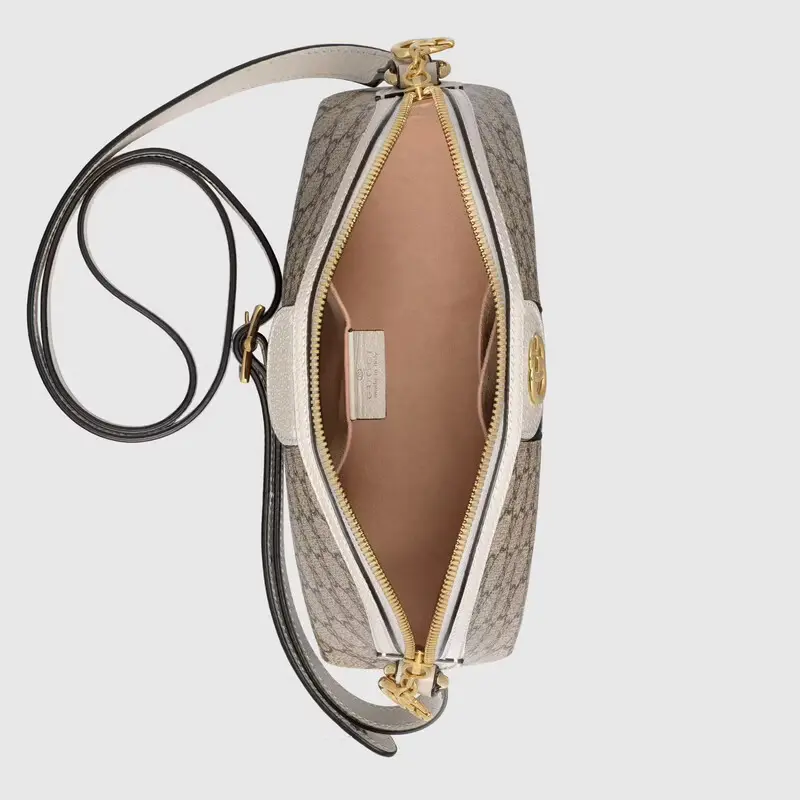Alternative view of Túi Gucci Ophidia Small Shoulder Beige And White Leather 499621-K05NB-9794