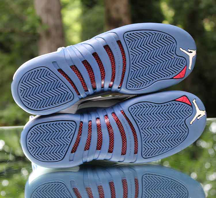 Giày Nike Air Jordan 12 Retro BG 'French Blue' 2016 153265-113 - Ảnh 6