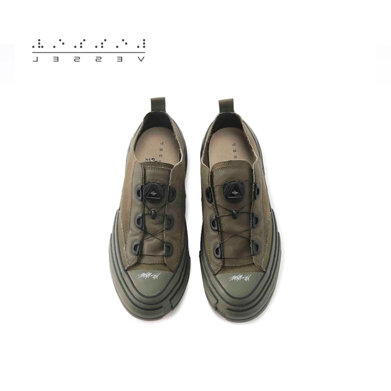 Giày XVESSEL G.O.P. LOWS for Y'S Olive - Ảnh 2