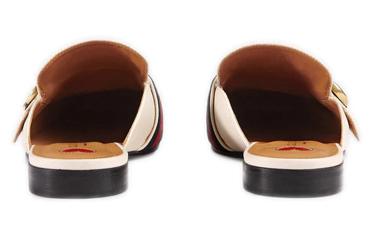 Giày Gucci Peyton Slippers White 423694-DKHC0-9061 - Ảnh 6