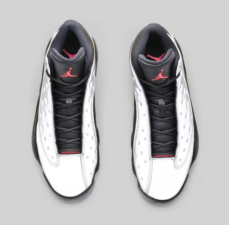 Alternative view of Giày Nike Air Jordan 13 Retro Premium GS 'Reflective Silver' 696299-023