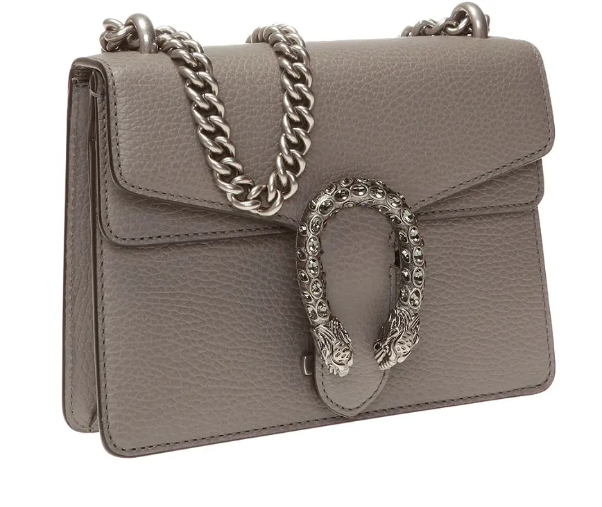 Túi Gucci Grey Dionysus Leather Mini Bag Dusty Grey Leather 421970 CAOGN 1293