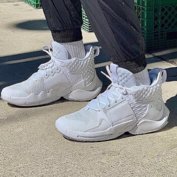 Giày Nike Jordan Why Not Zer0.2 'Triple White' AO6219-101 - Ảnh 2