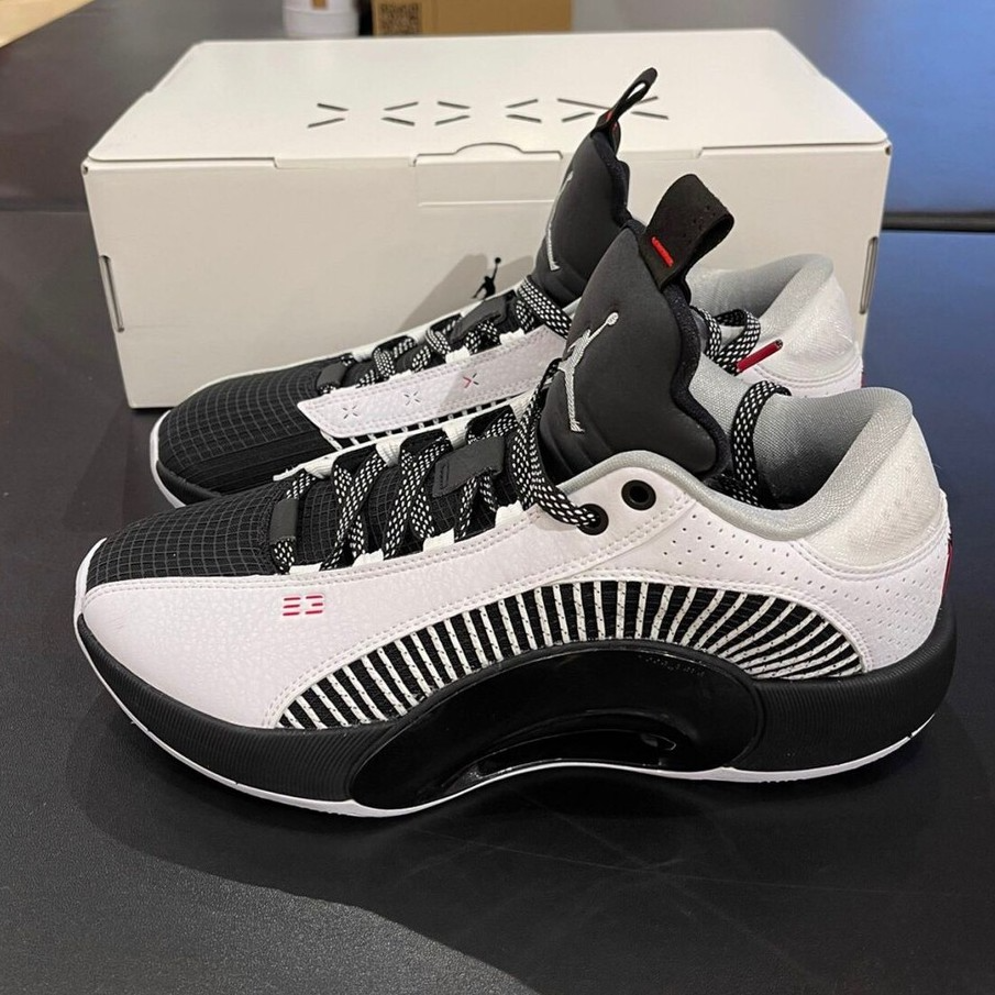 Giày Nike Air Jordan 35 Low PF 'White Black' CW2459-101 - Ảnh 3