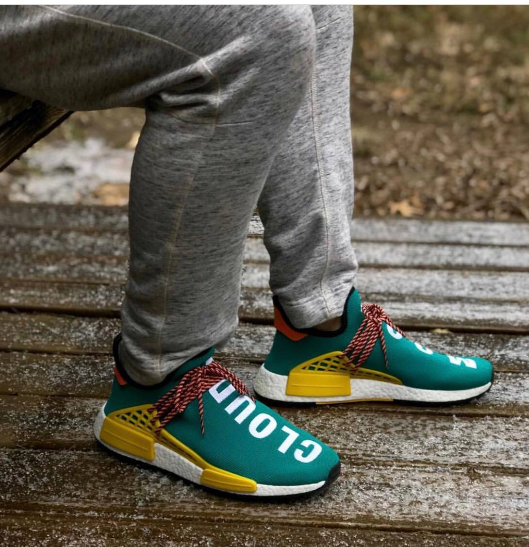 Giày Adidas Pharrell x NMD Human Race Trail 'Sun Glow' AC7188 - Ảnh 7