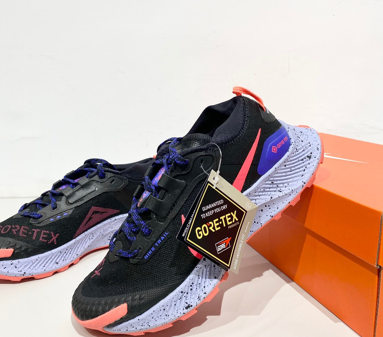 Giày Nike Wmns Pegasus Trail 3 GTX 'Black Flash Crimson' DC8794-002 - Ảnh 4