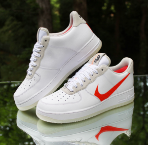Alternative view of Giày Nike Air Force 1 Low 'Orange Swoosh' CD0888-100