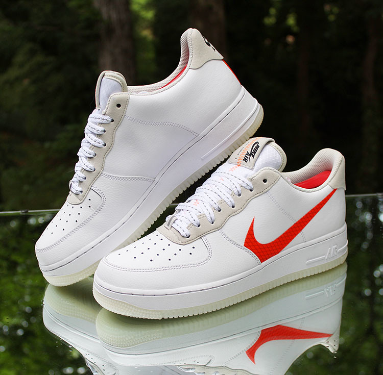 Giày Nike Air Force 1 Low 'Orange Swoosh' CD0888-100 - Ảnh 2