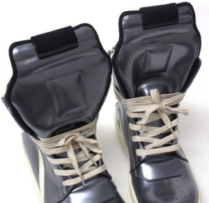 Alternative view of Giày Rick Owens Geobasket Dirty Silver RU15S4894