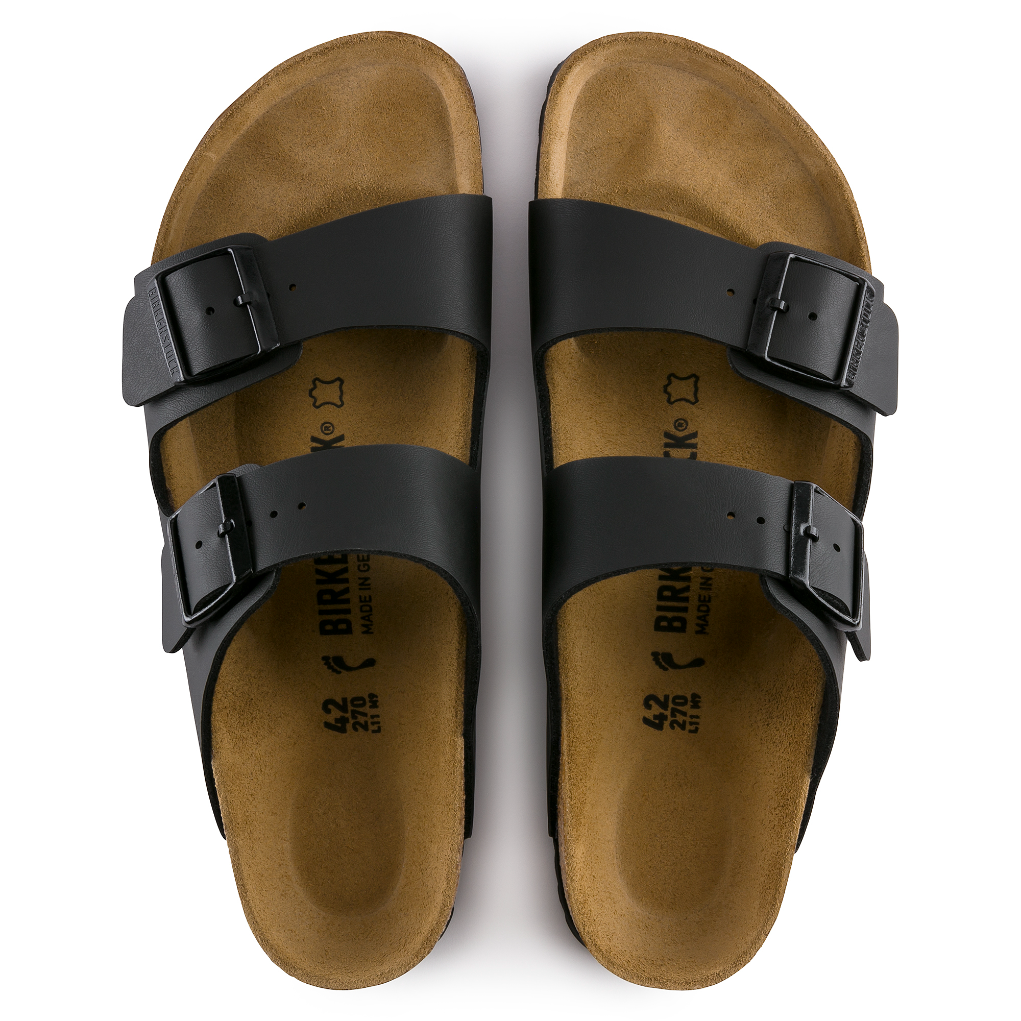 Dep Birkenstock Arizona Birko Flor 'Black' 51793