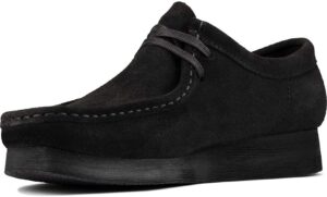 Giay Clarks Wallabee 'Black Suede' 261-55522