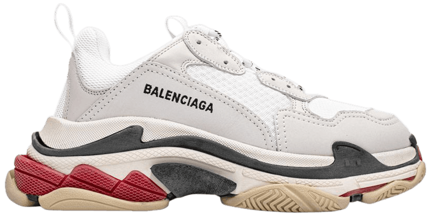 Giày Balenciaga Triple S White Black Red 2019 524037 W09E1 9000